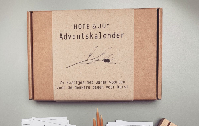 Aftellen naar kerst met de adventskalender van Hope & Joy