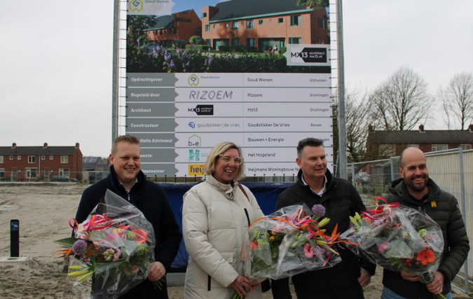 Versterkingsopgave in Uithuizen Noord: start bouw eerste huurwoningen  